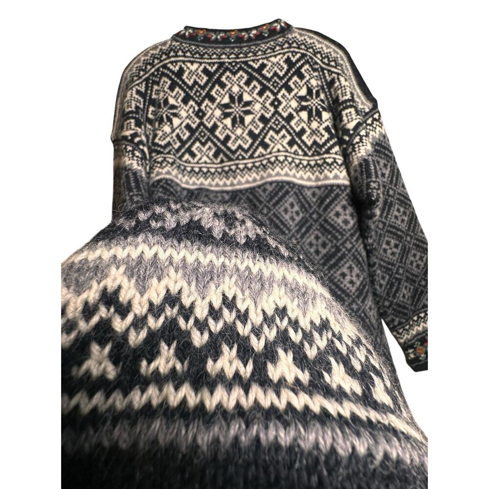 Dale of Norway Jubileum 2 Handknit 100% Wool Pullover Sweater NWOT Unisex Sz L - Picture 11 of 16